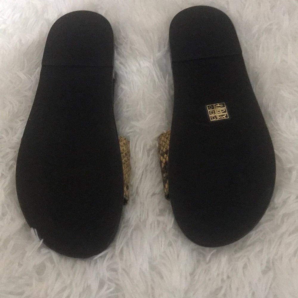 Frame Le Osborne Black Brown Python Embossed Leat… - image 5